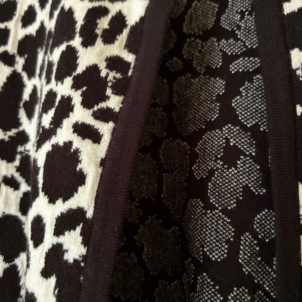 Vince Camuto Leopard Print Short Open Front Cardi… - image 5